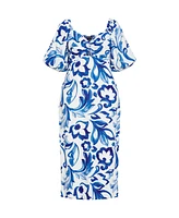 City Chic Plus Nala Midi Dress