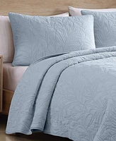 Tommy Bahama Home Solid Costa Sera Cotton Reversible Quilt