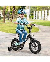 Kids Bike with Adjustable Seat and Low-Step Frame for Easy Mounting