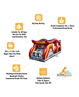 JumpOrange Shadow Obstacle Course Bounce House Inflatable for Kids and Adults with Blower, Commercial Grade, Pop Ups, Outdoor Indoor, Rental Quality