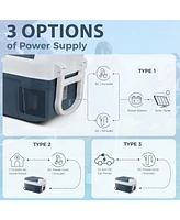 Cowsar Car Refrigerator 12 Volt Mini Fridge 32 Quart 35L Portable Freezer Electric Cooler Intelligent Control Panel -4