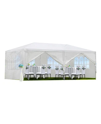 10x20 Wedding Canopy Tent with 6 Removable Sidewalls