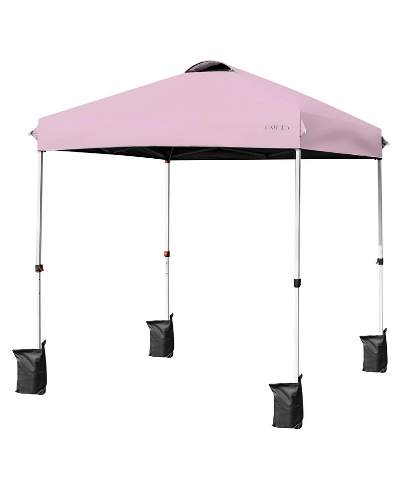 Outdoor Pop-up Canopy Tent with Roller Bag for Easy Transport and Setup