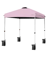 Outdoor Pop-up Canopy Tent with Roller Bag for Easy Transport and Setup