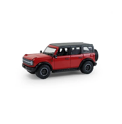 1/64 2024 Bronco 4-Door Badlands, Hot Pepper Red Showroom Floor