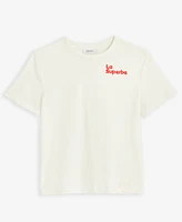 On 34th Women's Superbe Embellished Crewneck Tee, Exclusively at Macy's