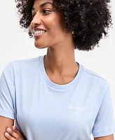 On 34th Women's Beaute Embellished Crewneck Tee, Exclusively at Macy's
