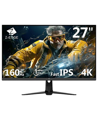 Z-edge G274K 27" 4K Uhd 3840 x 2160 160 Hz 1 ms Ips Gaming Monitor, 1.07 Billion Color, 450cd/m², FreeSync, Hdmi x 2, DisplayPort x 2