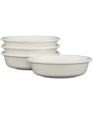Fiesta White Classic Rim Cereal Bowls, Set of 4