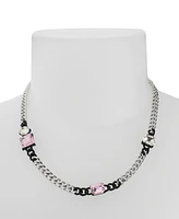 Steve Madden Punk Romance Stone Bib Necklace
