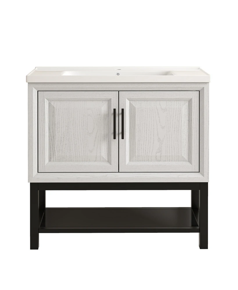 36" Vanity with Ceramic sink