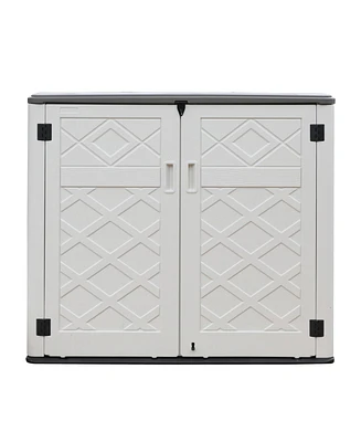 Mondawe Heavy-Duty Outdoor Storage Cabinet (Large Single-Tier)