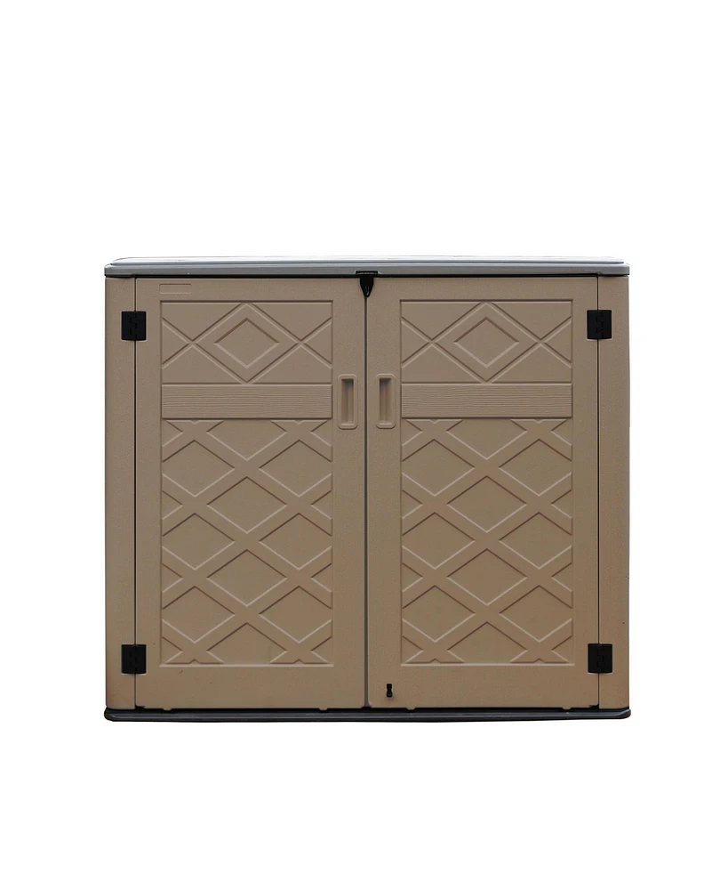 Mondawe Heavy-Duty Outdoor Storage Cabinet (Large Single-Tier)