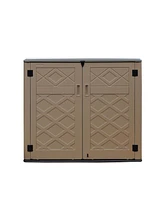 Mondawe Heavy-Duty Outdoor Storage Cabinet (Large Single-Tier)