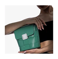 Women's The Basket Sling Bag - Emerald Green