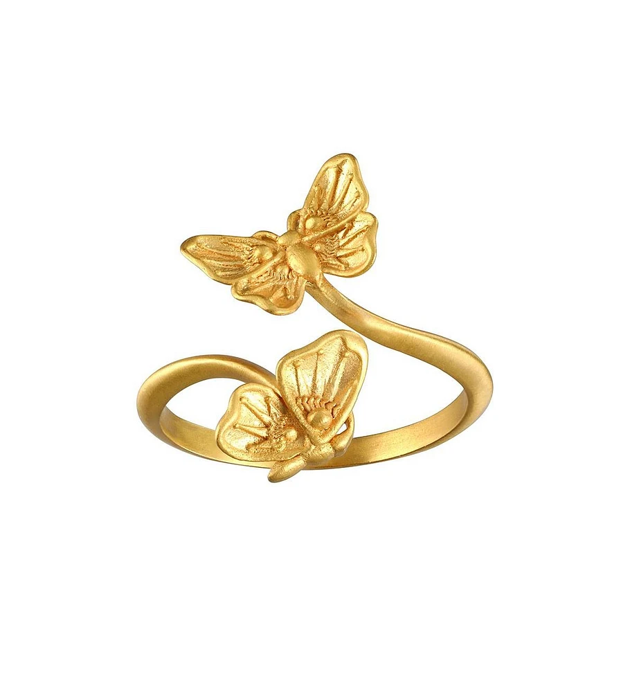 Satya Jewelry Freedom to Soar Adjustable Butterfly Ring