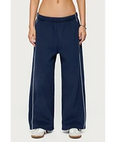 Edikted Womens Petite Autumn Sweatpants