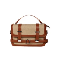 Women's The Linea-Block Hand Bag - Tan Brown