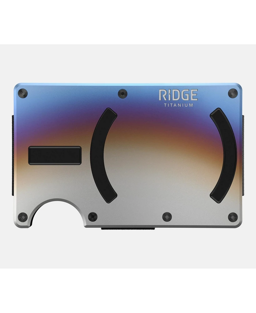 The Ridge Men's Ridge Wallet For Magsafe - Burnt Titanium - Cash Strap