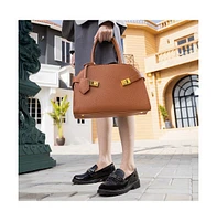 Women's The Large Meridian Hand Bag - Russet Brown