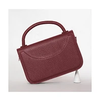 Women's The Envelope-Box Hand Bag - Cherry Red