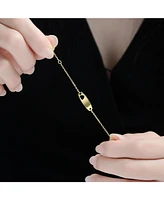 Chic Minimalist Id Bracelets with Heart Detail