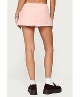 Edikted Women's Sukie Denim Mini Skort