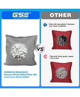 Set of 8 Premium Weather Resistant Regulation and Weight Cornhole Bean Bags.