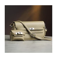 Women's The Overlap-Curve Sling Bag - Olive Green