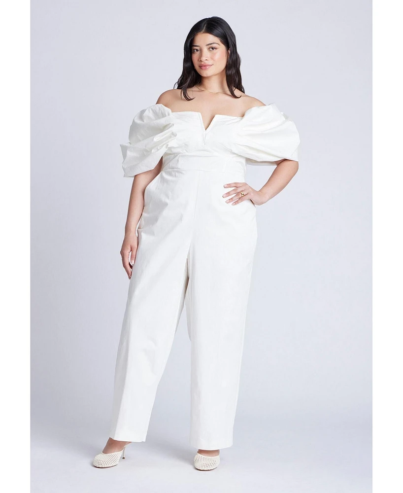 Eloquii Plus Off The Shoulder Jumpsuit