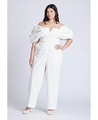 Eloquii Plus Off The Shoulder Jumpsuit