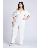 Eloquii Plus Off The Shoulder Jumpsuit