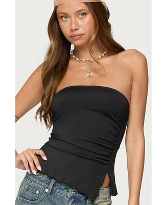Edikted Women's Belinda Asymmetric Tube Top