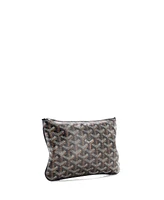 Pre-Owned Goyard Pm Senat Zip Pouch Coated Canvas