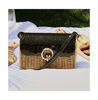 Women's The Straw-Box Sling Bag