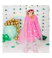 Sweet Wink Girls Hot Pink Star Cape