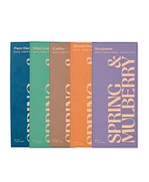 Spring & Mulberry Essence Collection 5-Pack Date-Sweetened Dark Chocolate Bar Gift Set