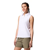 Columbia Women's Cedar Coast Sleeveless Polo Top