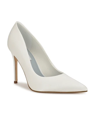 Nine West Women's Fresh Bridal Satin Stiletto Pumps