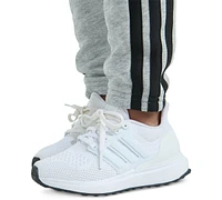 adidas Toddler & Little Boys Long-Sleeve Essential Big Logo Fleece Jacket Jogger Pants, 2 Piece Set