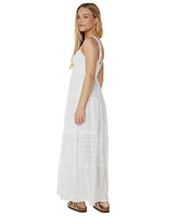 Roxy Juniors' Lily Bloom Cotton Sleeveless Maxi Dress