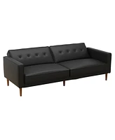 Gold Sparrow 80" Faux Leather Camden Convertible Sofa Bed, Created for Macy's