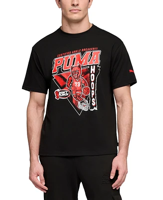 Puma Men's Cotton Rival Rage Graphic Short-Sleeve T-Shirt
