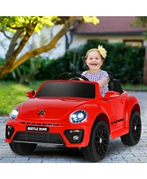 Volkswagen Beetle Kids Electric Ride On Car with Remote Control