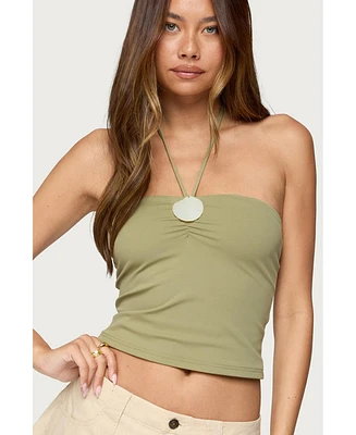 Edikted Women's Ettie Pendant Halter Top