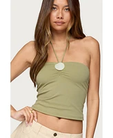 Edikted Women's Ettie Pendant Halter Top