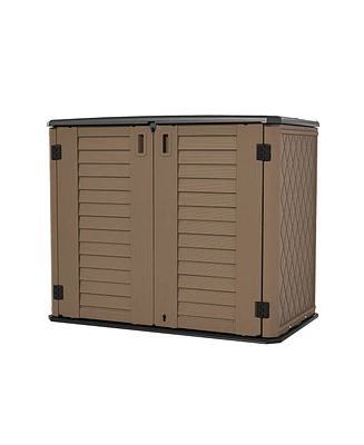Mondawe Hdpe 50" W x 29" D 41" H Outdoor Storage Cabinet