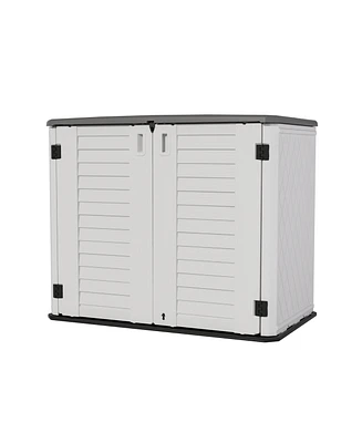 Mondawe Hdpe 50" W x 29" D 41" H Outdoor Storage Cabinet