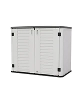 Mondawe Hdpe 50" W x 29" D 41" H Outdoor Storage Cabinet