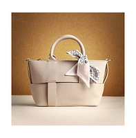 Women's The Interweave Hand Bag - Ecru White
